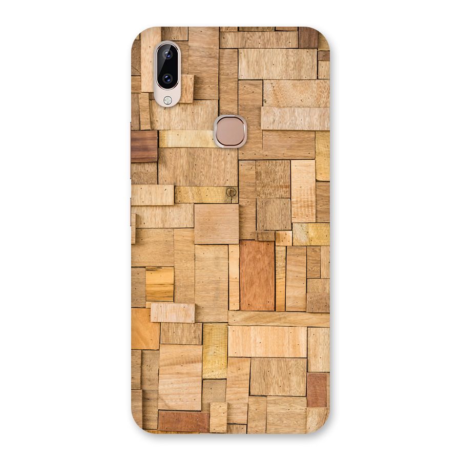 Wooden Blocks Back Case for Vivo Y83 Pro