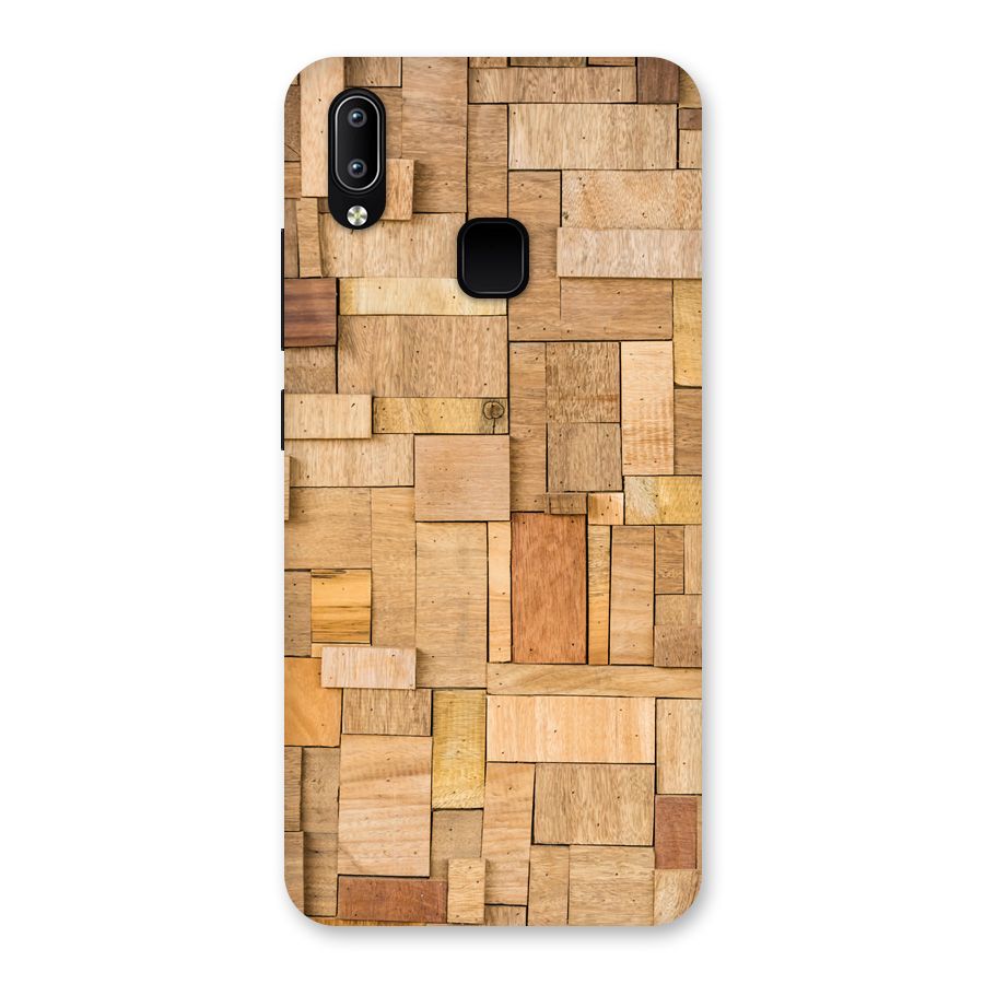 Wooden Blocks Back Case for Vivo Y93