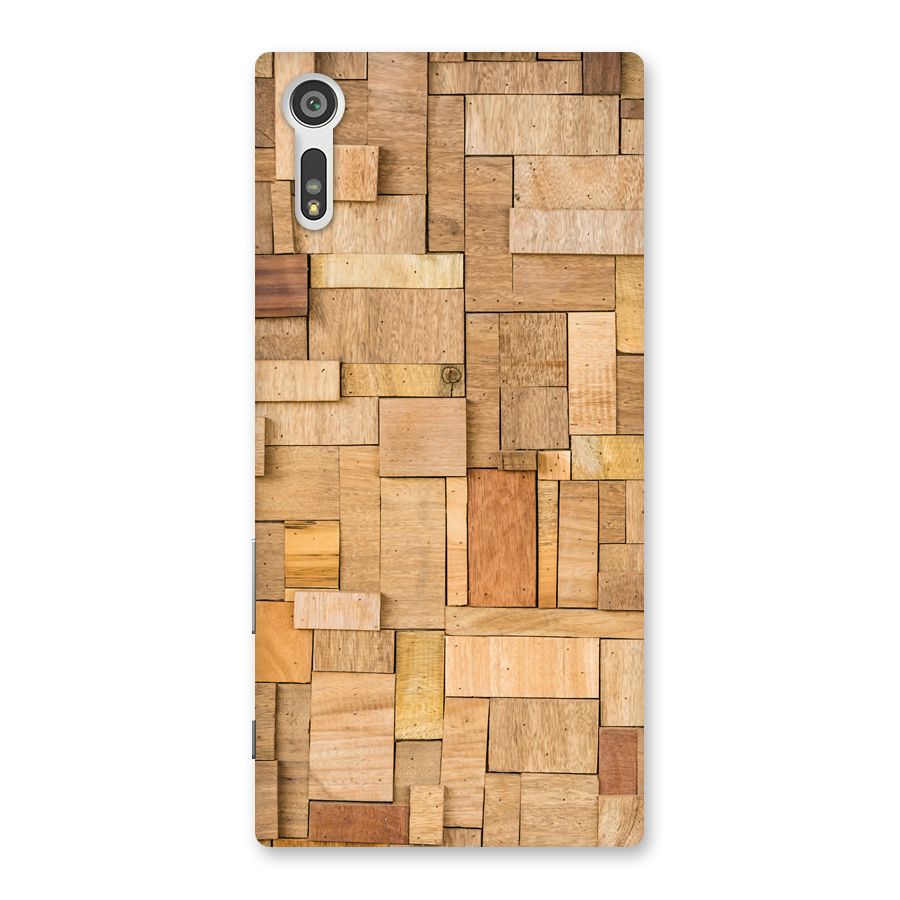 Wooden Blocks Back Case for Xperia XZ
