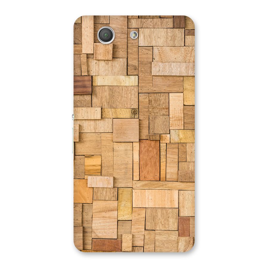 Wooden Blocks Back Case for Xperia Z3 Compact