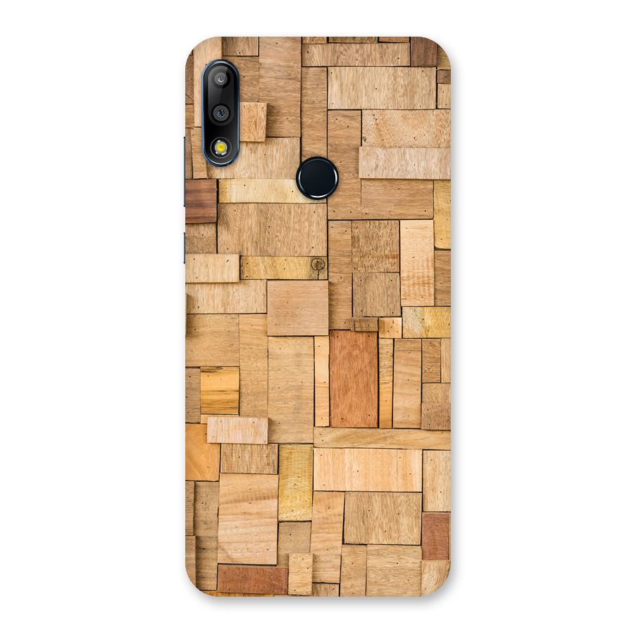 Wooden Blocks Back Case for Zenfone Max Pro M2