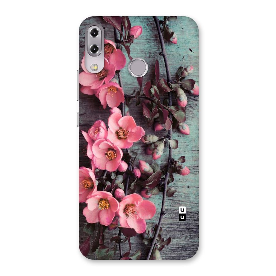 Wooden Floral Pink Back Case for Zenfone 5Z
