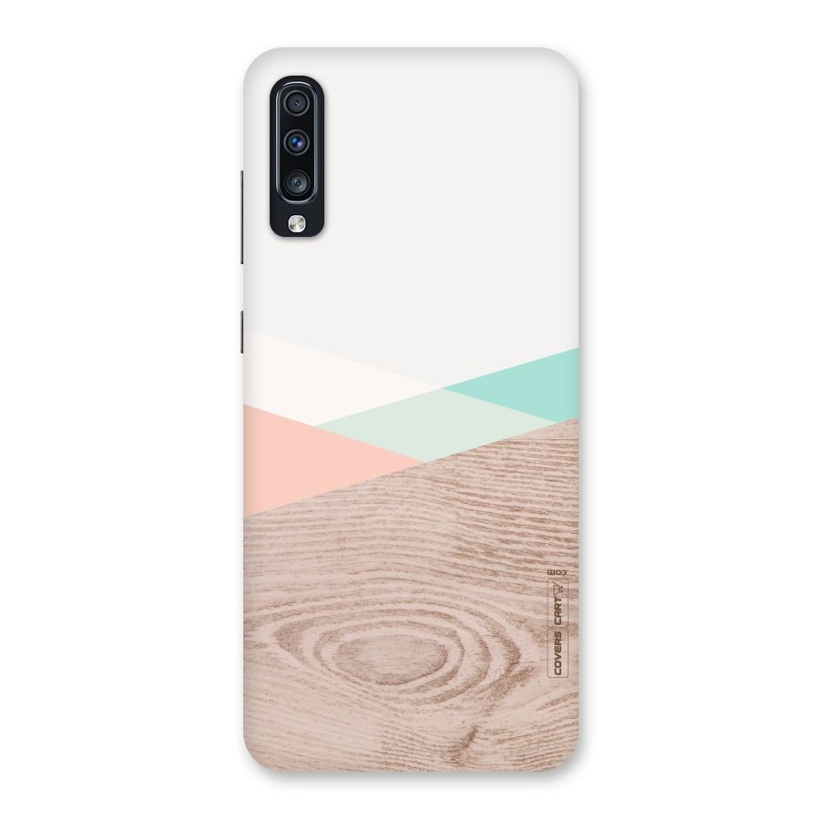 Wooden Fusion Back Case for Galaxy A70