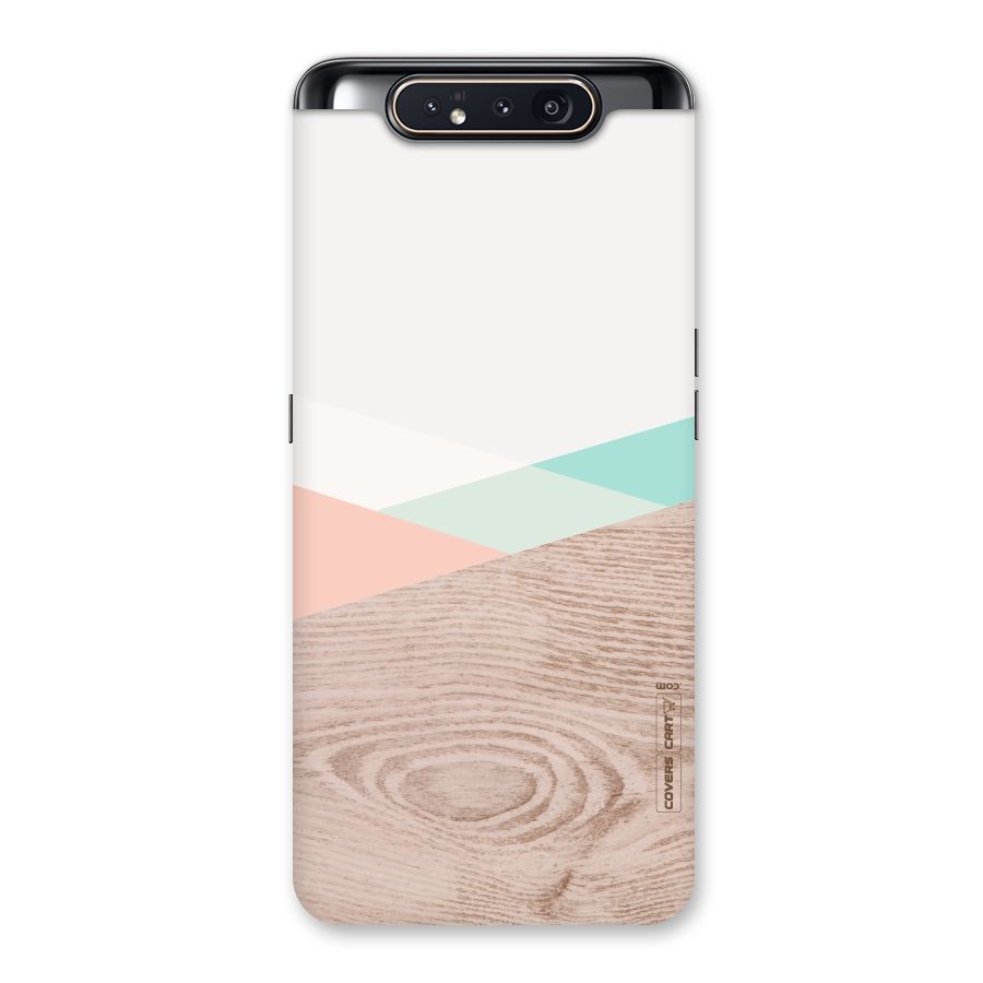 Wooden Fusion Back Case for Galaxy A80