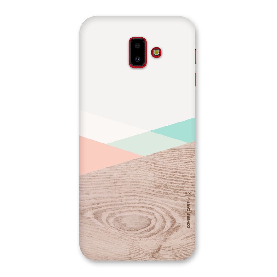 Wooden Fusion Back Case for Galaxy J6 Plus