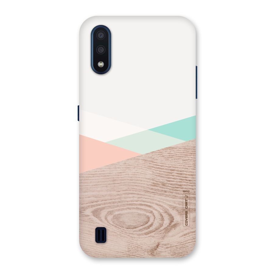 Wooden Fusion Back Case for Galaxy M01