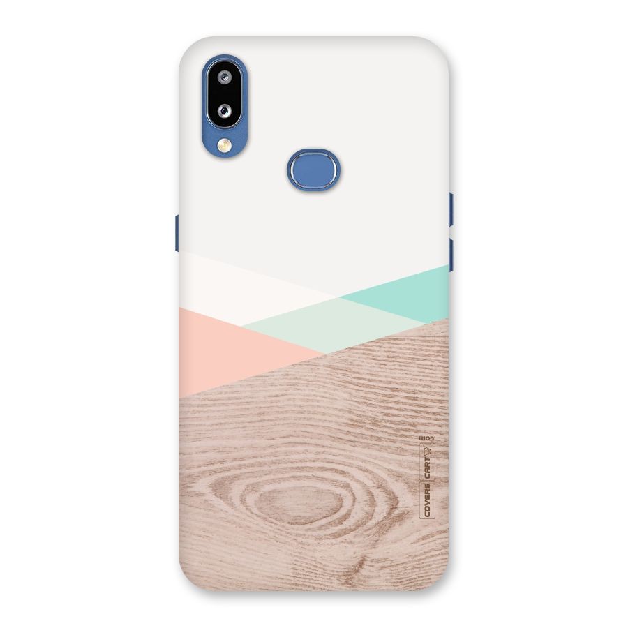 Wooden Fusion Back Case for Galaxy M01s