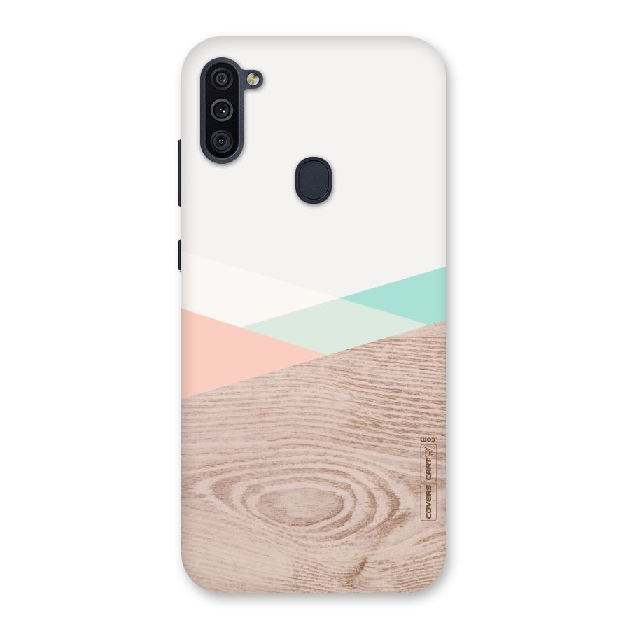 Wooden Fusion Back Case for Galaxy M11