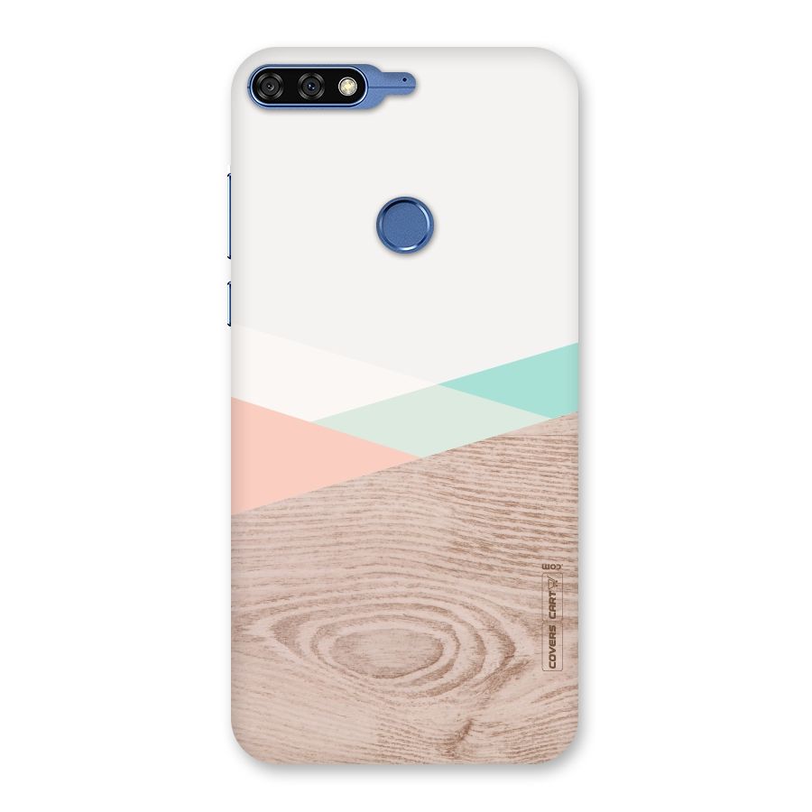 Wooden Fusion Back Case for Honor 7C