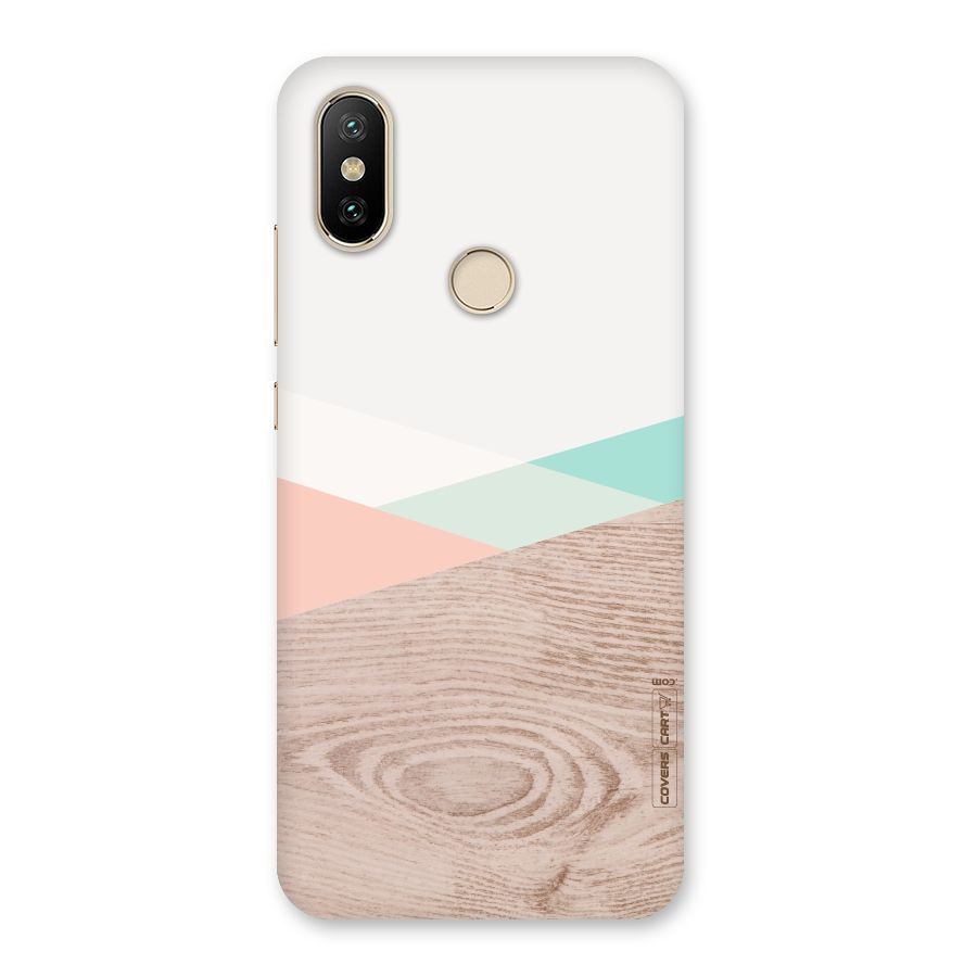 Wooden Fusion Back Case for Mi A2