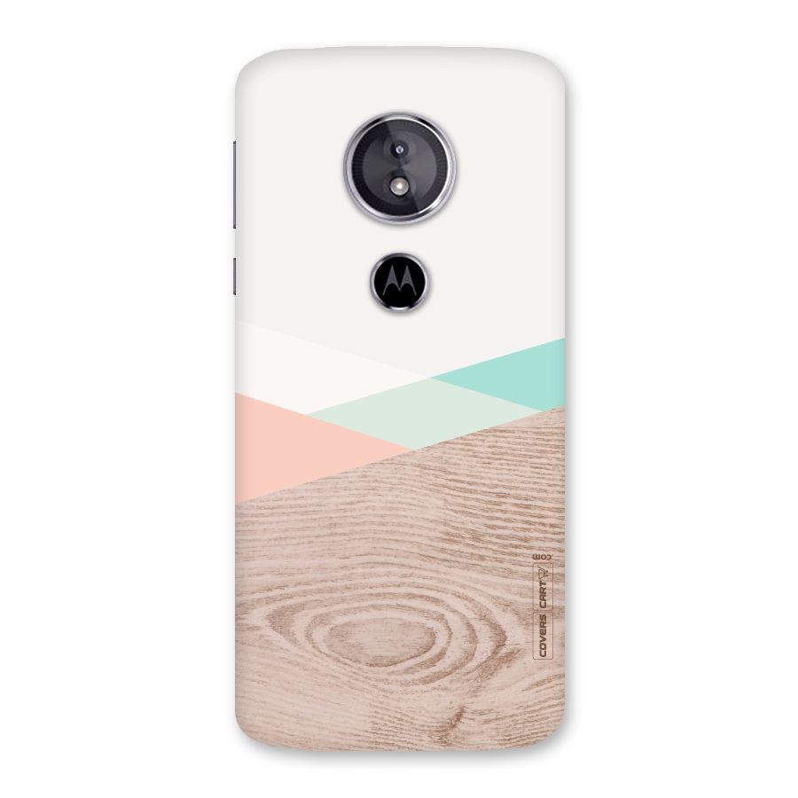 Wooden Fusion Back Case for Moto E5