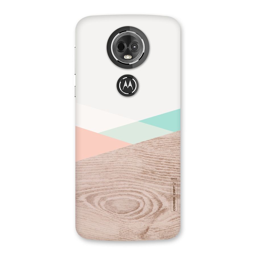 Wooden Fusion Back Case for Moto E5 Plus