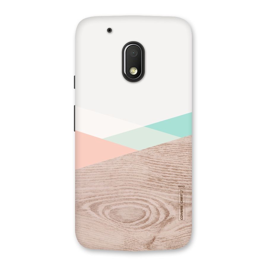 Wooden Fusion Back Case for Moto G4 Play