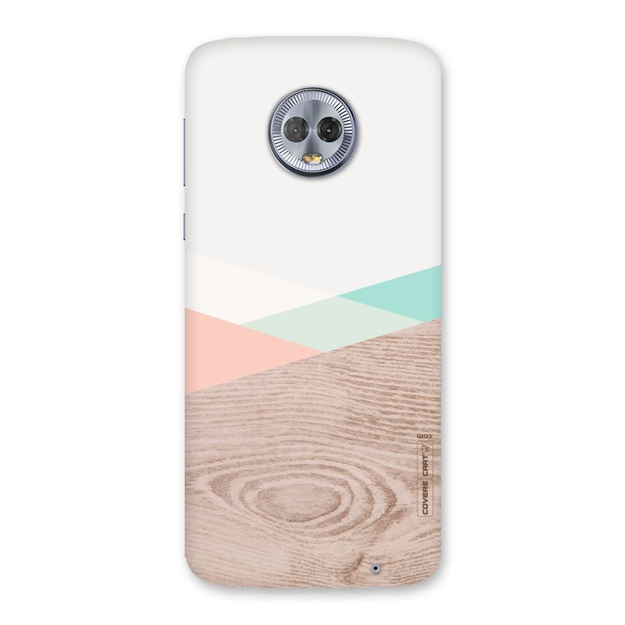 Wooden Fusion Back Case for Moto G6 Plus