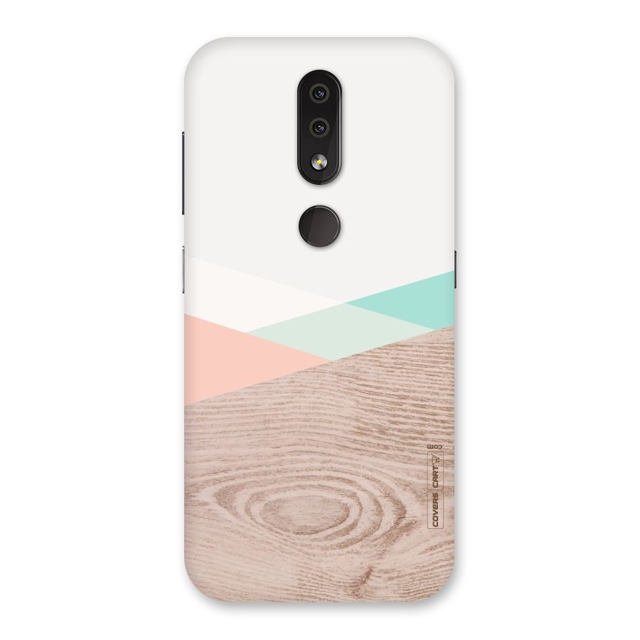 Wooden Fusion Back Case for Nokia 4.2