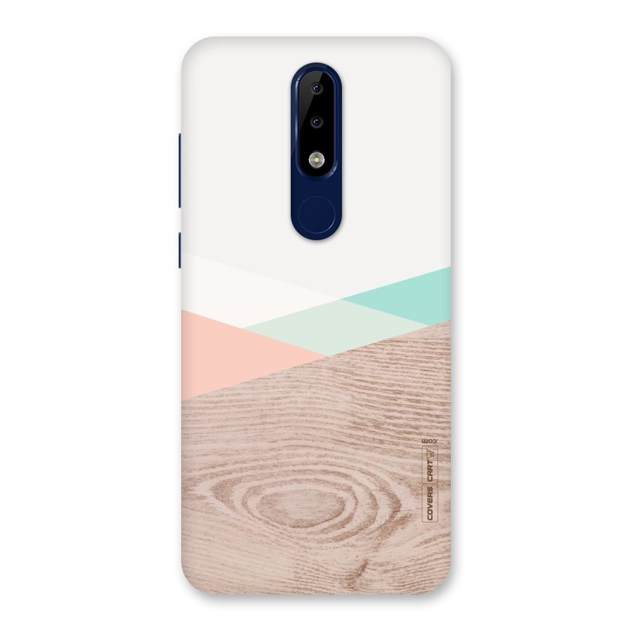 Wooden Fusion Back Case for Nokia 5.1 Plus