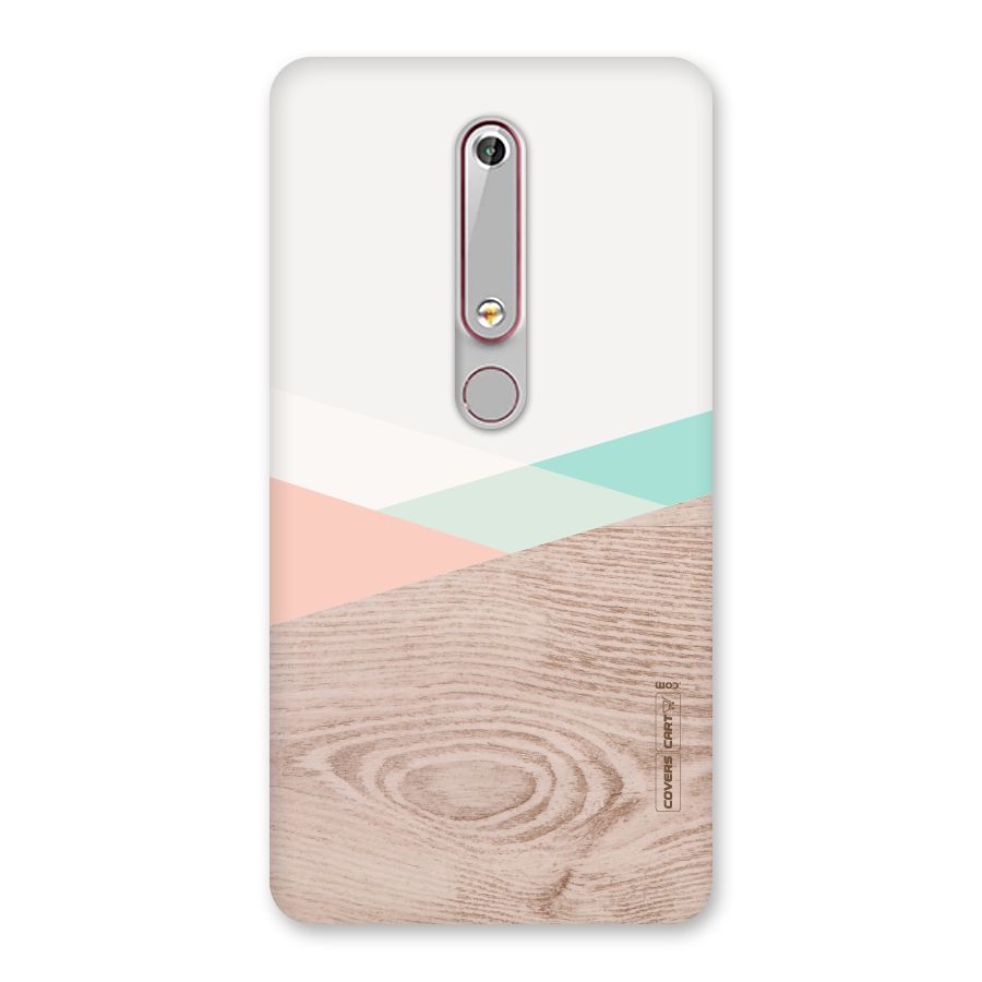 Wooden Fusion Back Case for Nokia 6.1