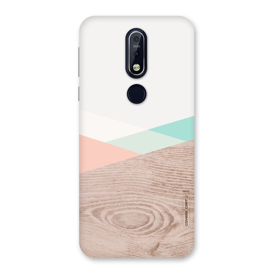 Wooden Fusion Back Case for Nokia 7.1