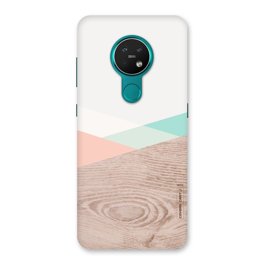 Wooden Fusion Back Case for Nokia 7.2