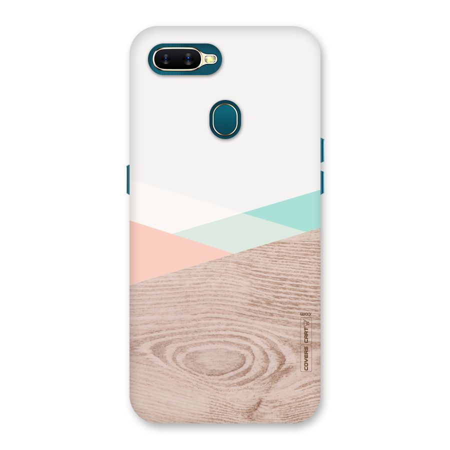 Wooden Fusion Back Case for Oppo A11k