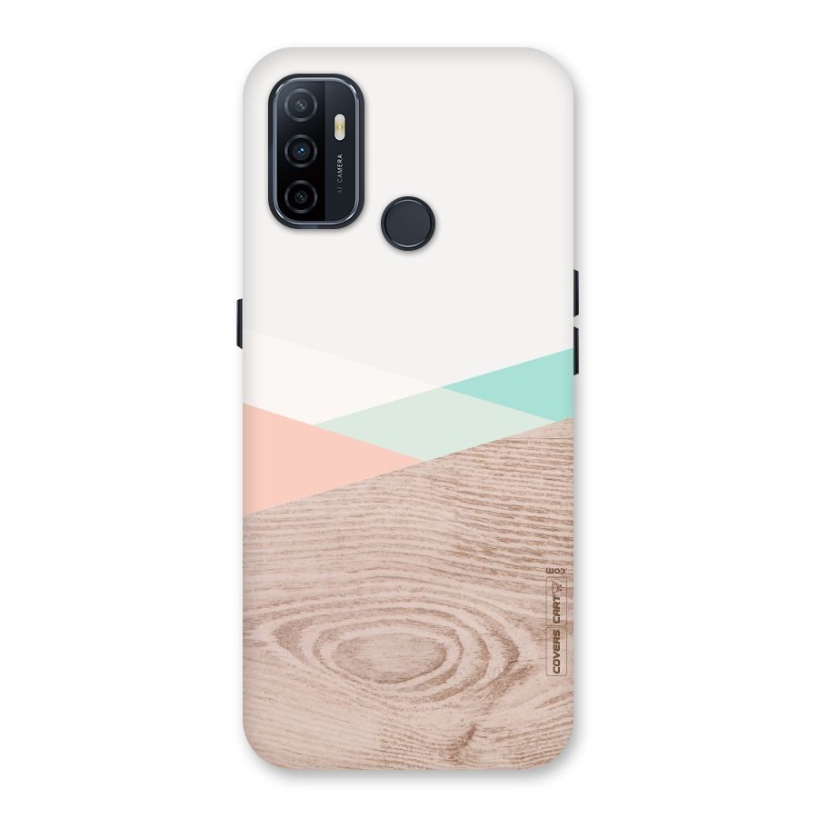 Wooden Fusion Back Case for Oppo A32