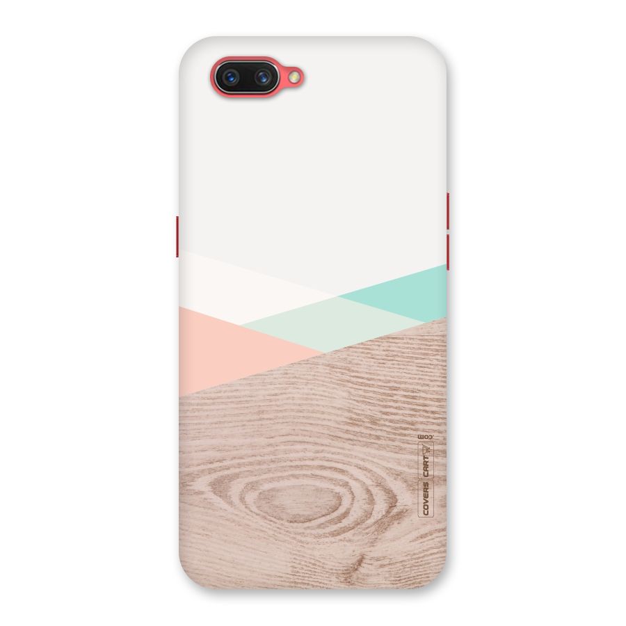 Wooden Fusion Back Case for Oppo A3s