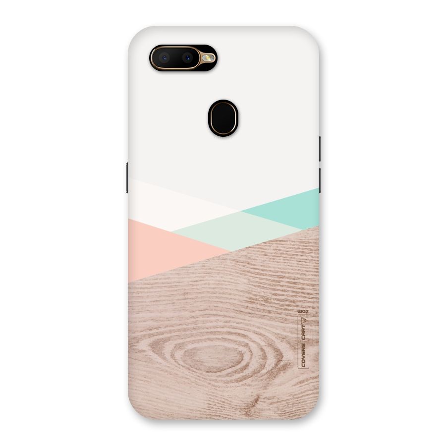 Wooden Fusion Back Case for Oppo A5s