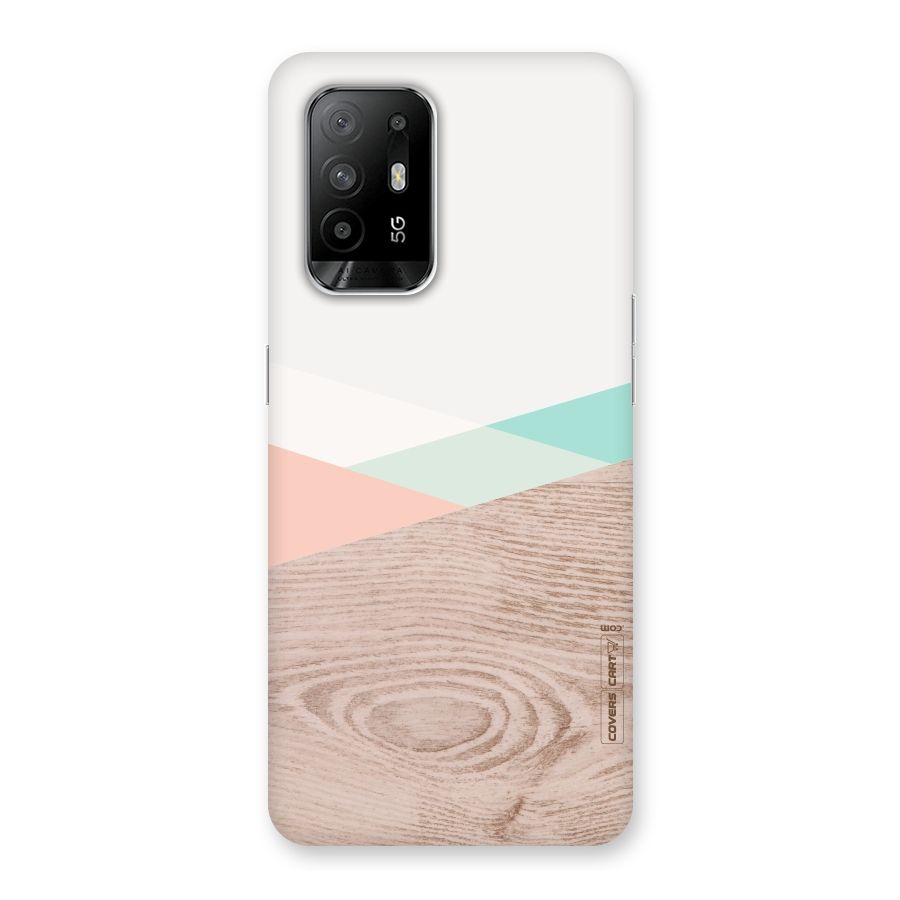 Wooden Fusion Back Case for Oppo F19 Pro Plus 5G