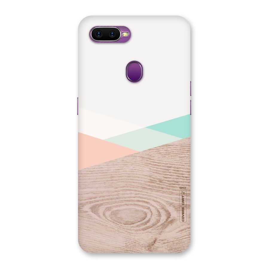 Wooden Fusion Back Case for Oppo F9