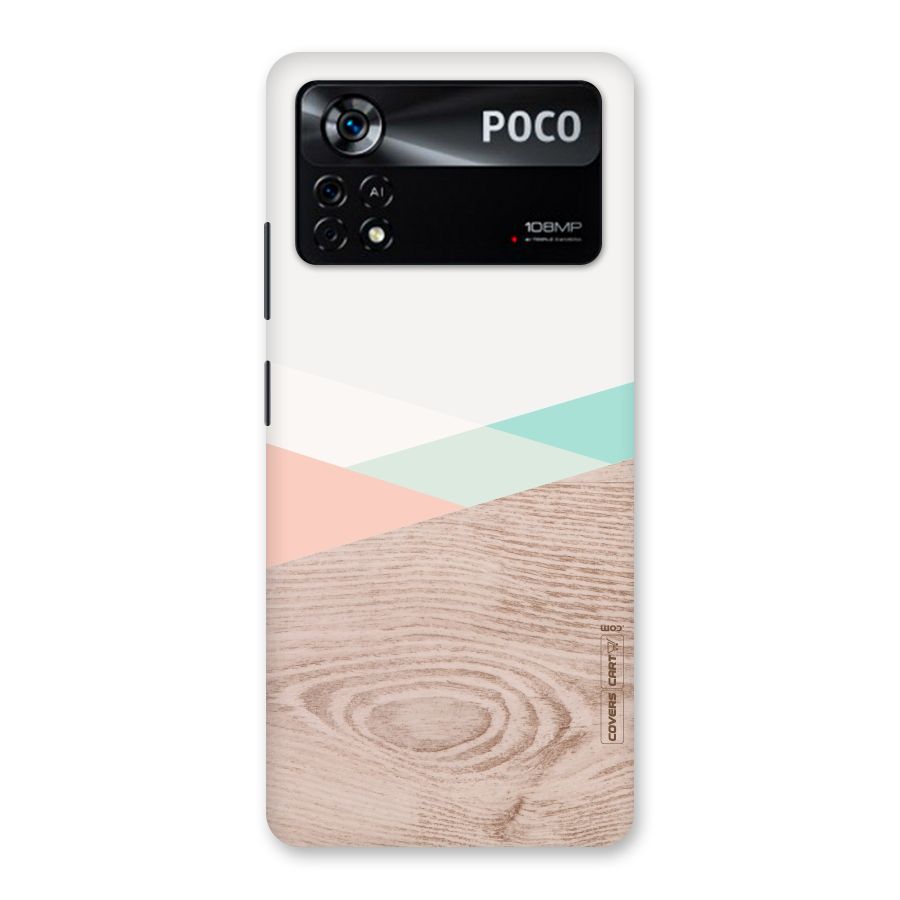 Wooden Fusion Back Case for Poco X4 Pro 5G