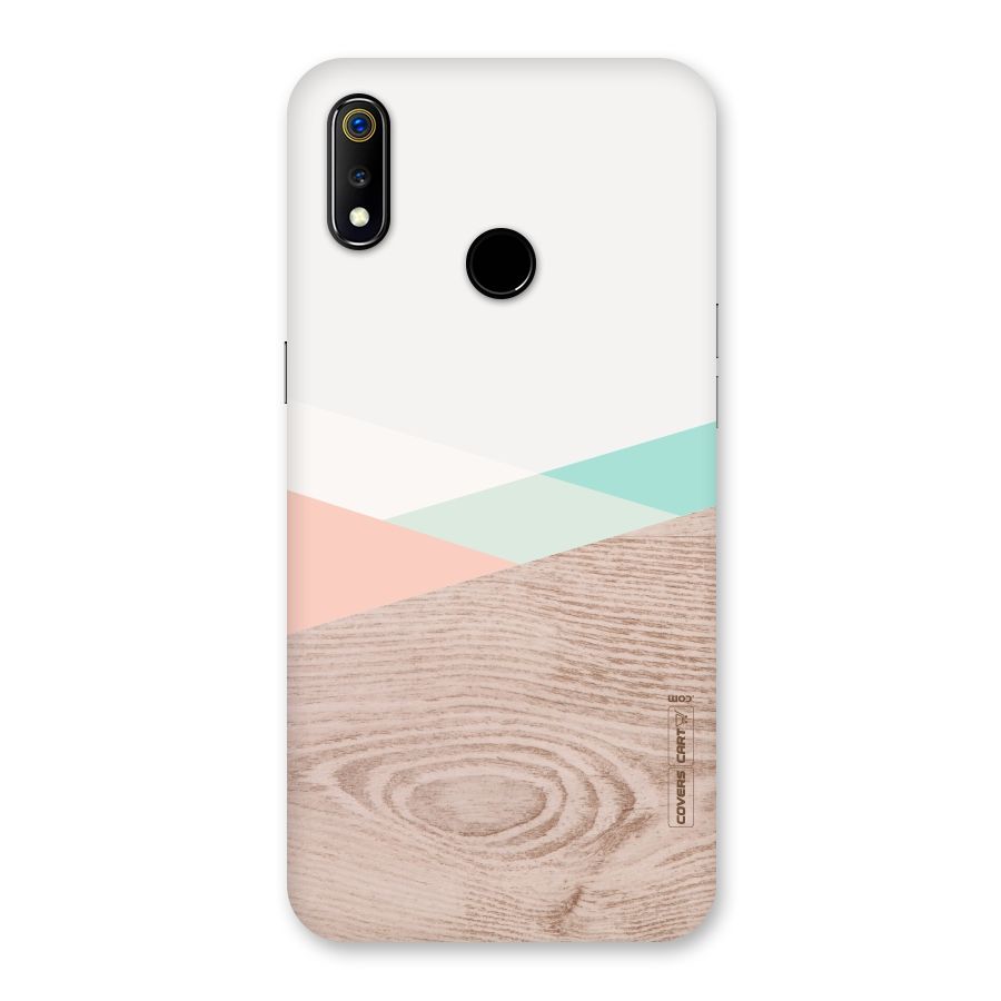 Wooden Fusion Back Case for Realme 3