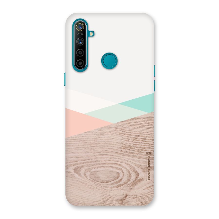 Wooden Fusion Back Case for Realme 5i
