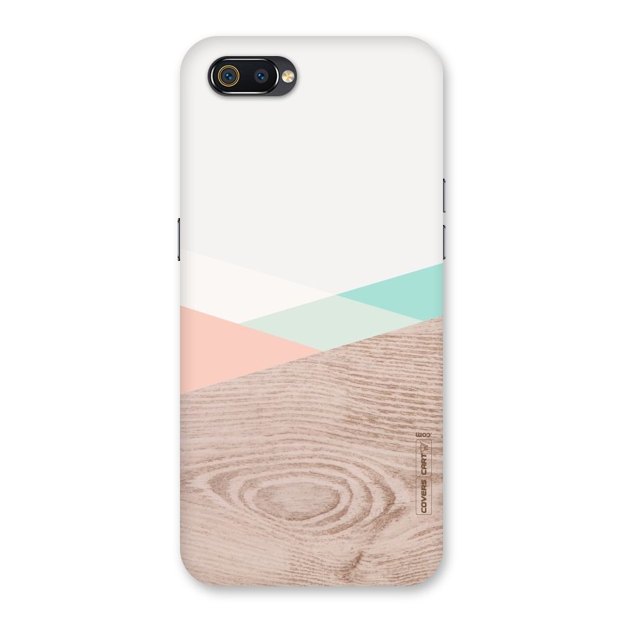 Wooden Fusion Back Case for Realme C2