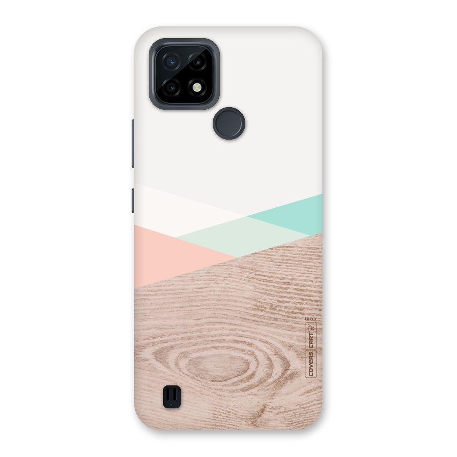 Wooden Fusion Back Case for Realme C21