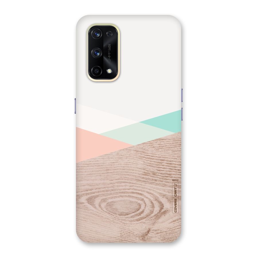 Wooden Fusion Glass Back Case for Realme X7 Pro