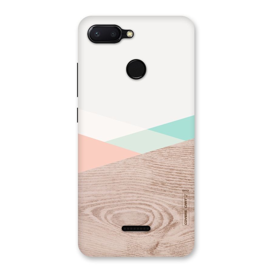 Wooden Fusion Back Case for Redmi 6