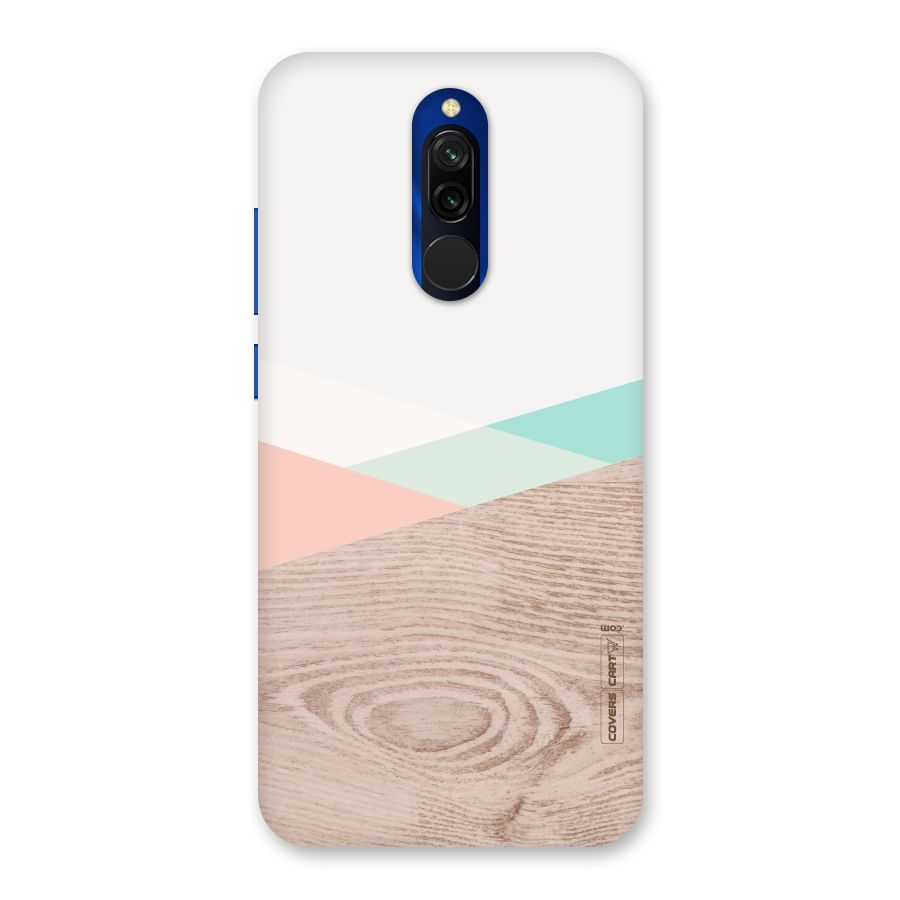 Wooden Fusion Back Case for Redmi 8