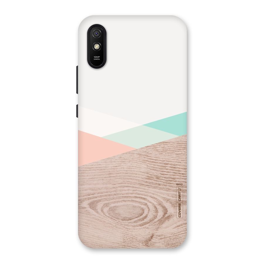Wooden Fusion Back Case for Redmi 9A