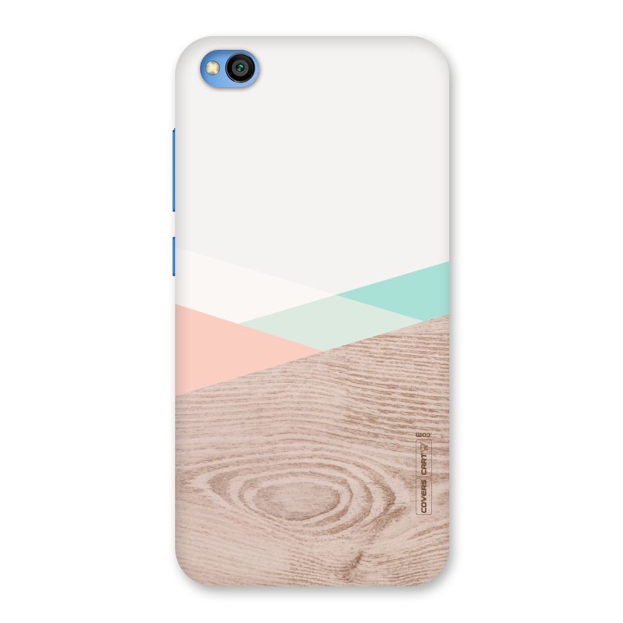 Wooden Fusion Back Case for Redmi Go
