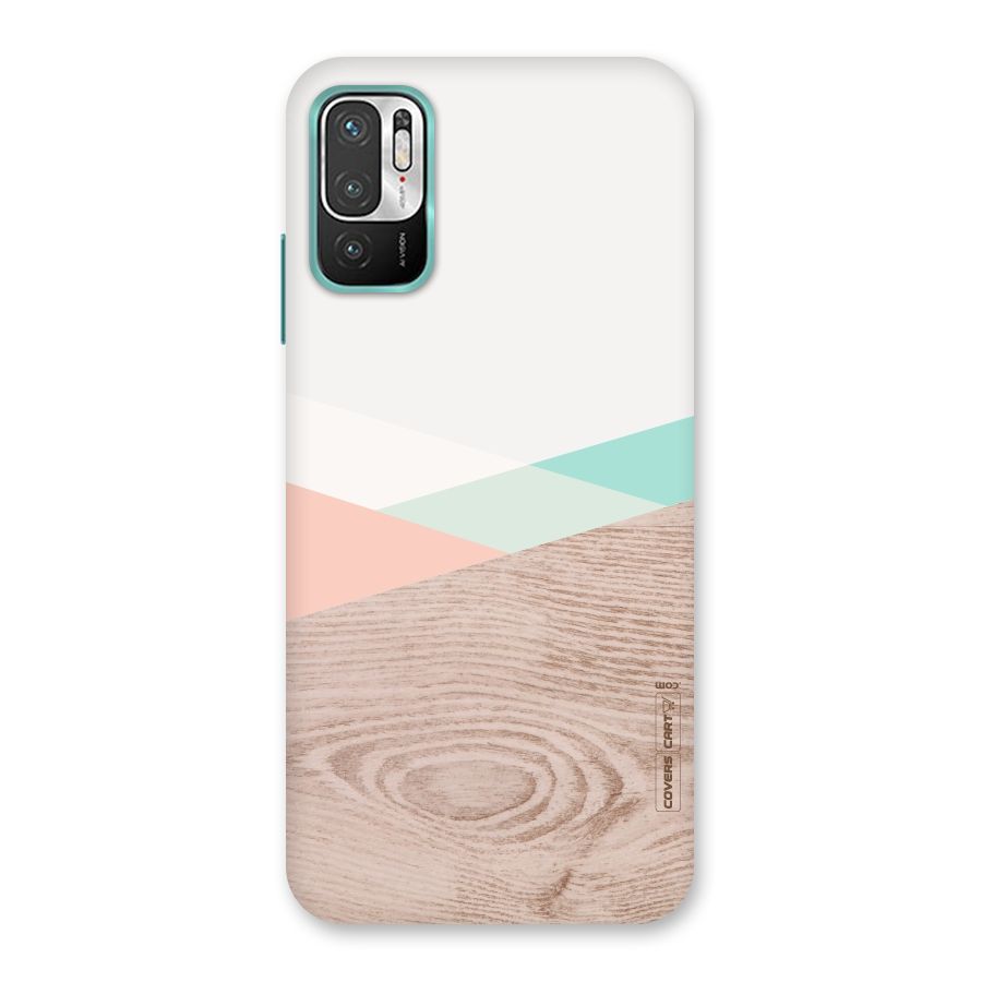 Wooden Fusion Back Case for Redmi Note 10T 5G