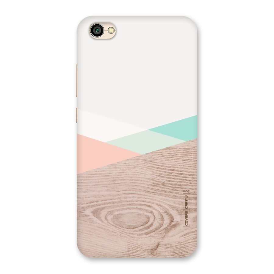 Wooden Fusion Back Case for Redmi Y1 Lite