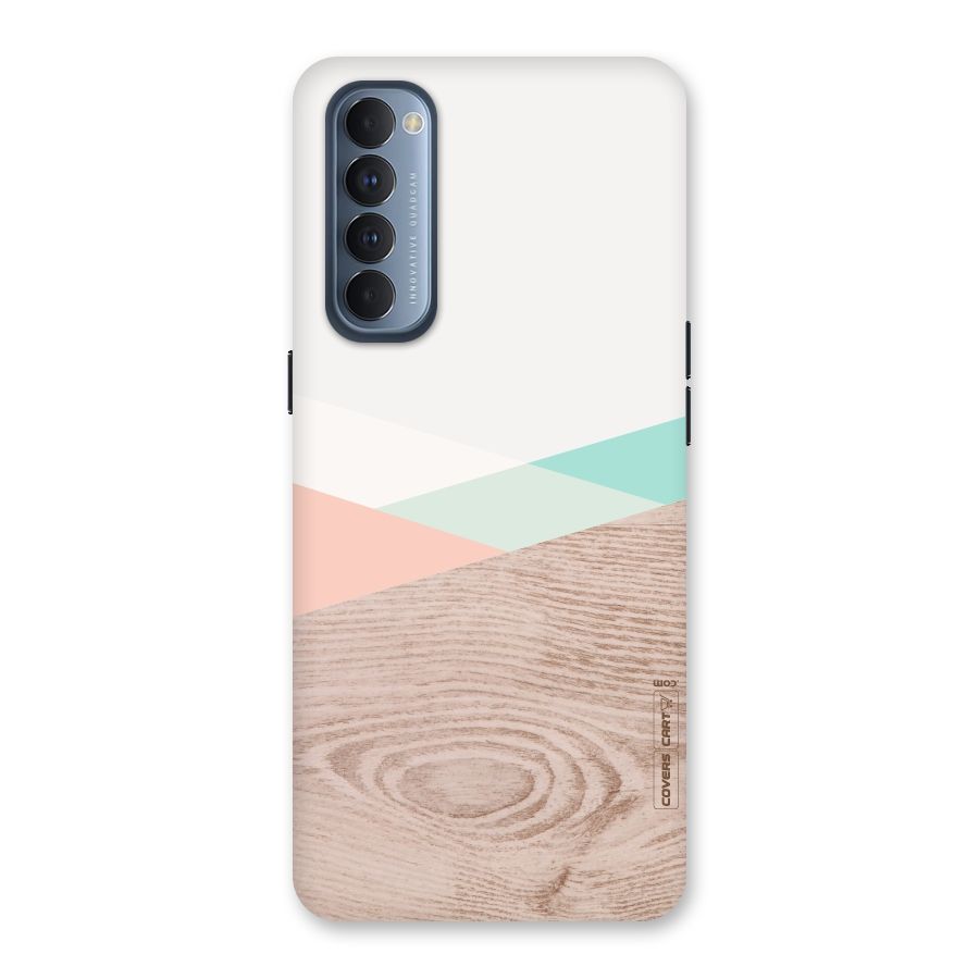 Wooden Fusion Back Case for Reno4 Pro