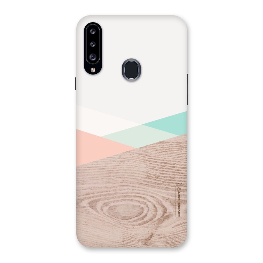 Wooden Fusion Back Case for Samsung Galaxy A20s