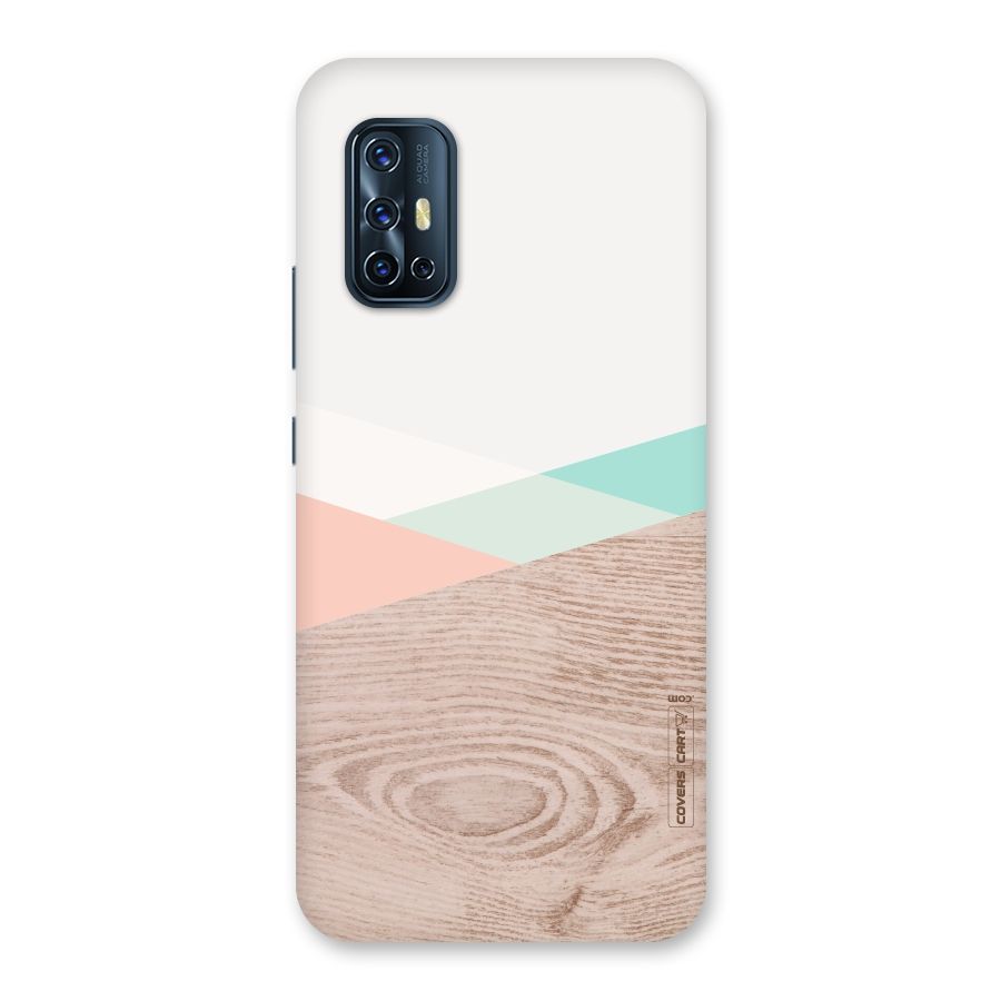 Wooden Fusion Back Case for Vivo V17