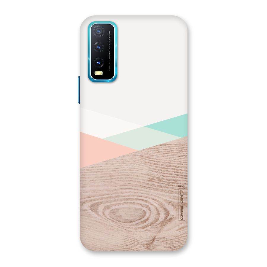 Wooden Fusion Back Case for Vivo Y20A