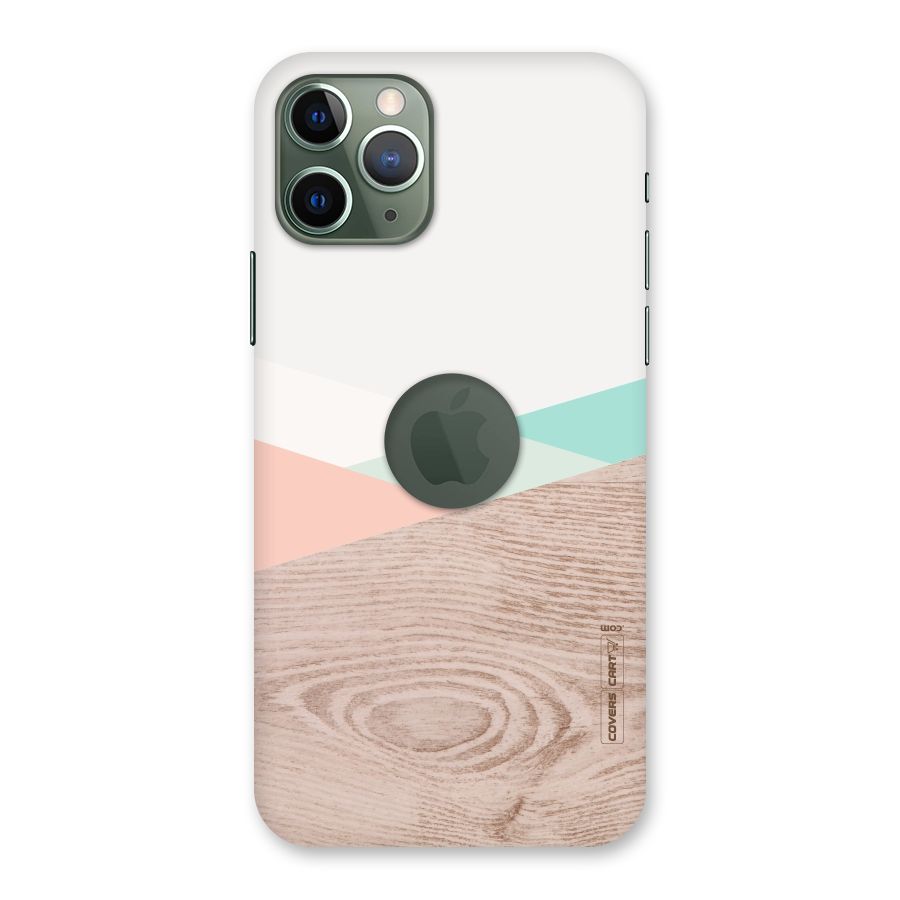 Wooden Fusion Back Case for iPhone 11 Pro Logo  Cut
