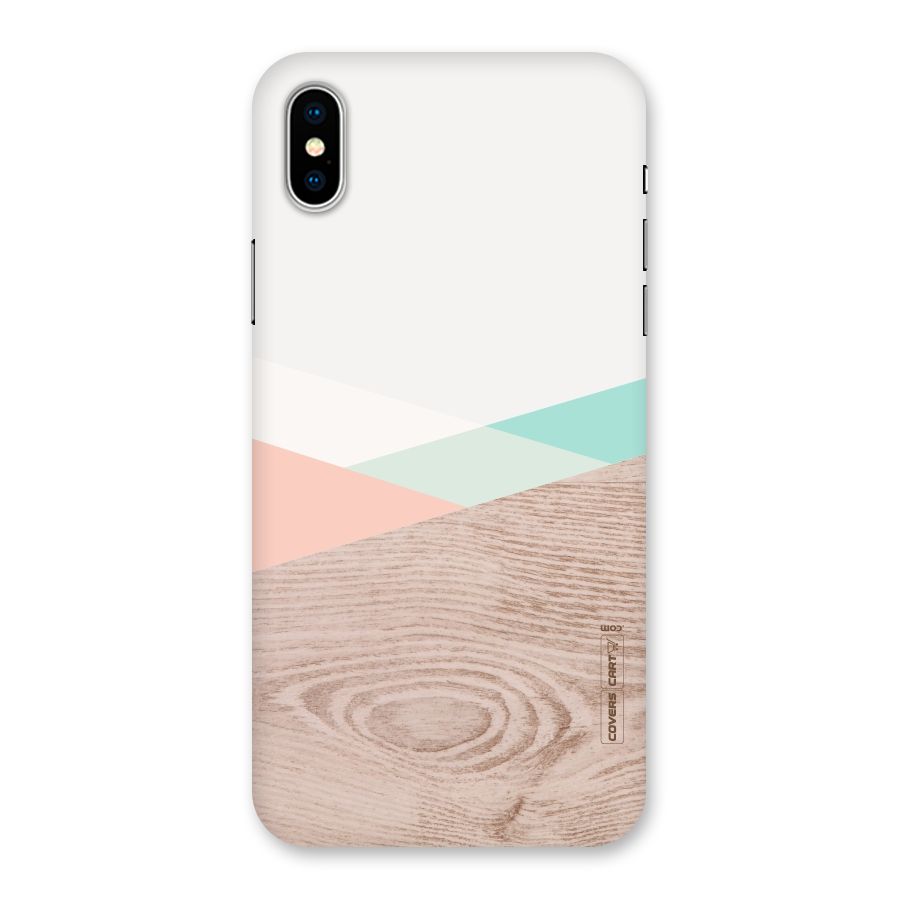 Wooden Fusion Back Case for iPhone XS