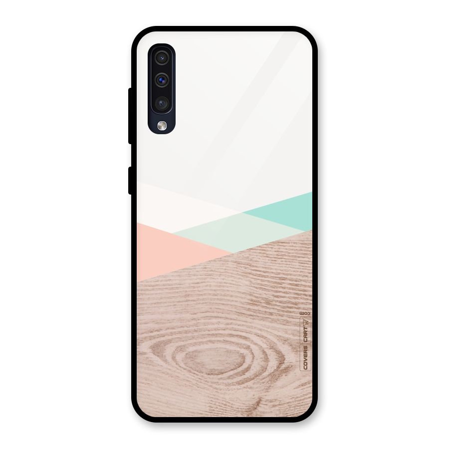 Wooden Fusion Glass Back Case for Galaxy A50