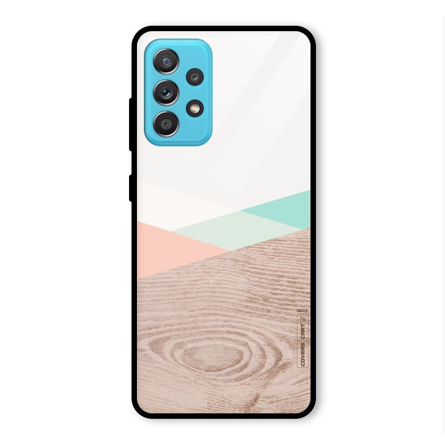 Wooden Fusion Glass Back Case for Galaxy A52