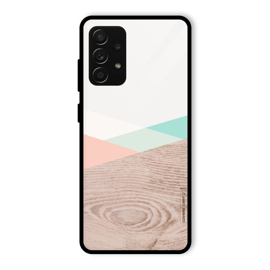 Wooden Fusion Glass Back Case for Galaxy A53 5G